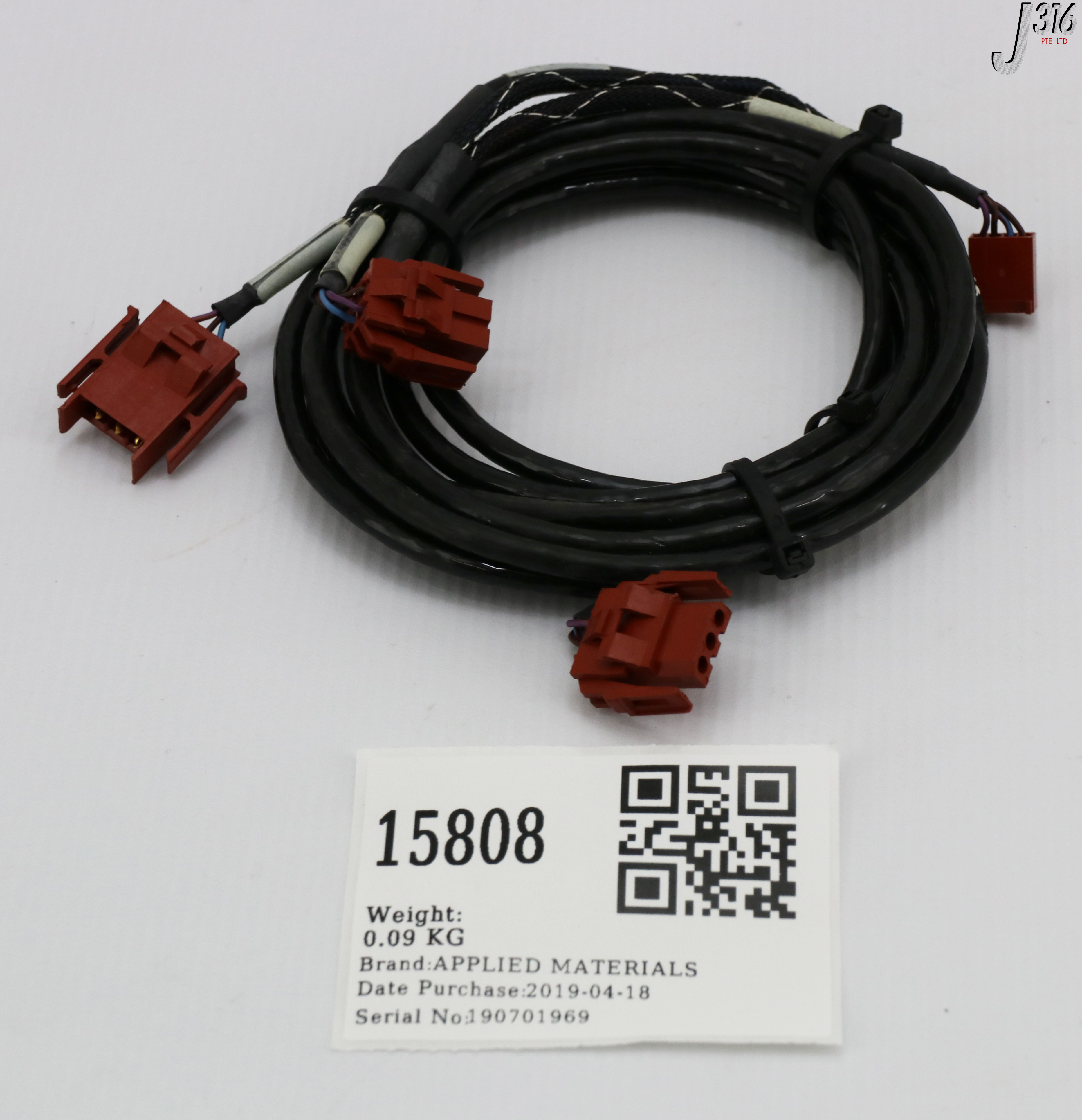 15808 APPLIED MATERIALS CABLE ASSY,LLB WAFER MAP/CASS. SENSE 0150-20510 ...